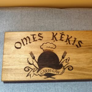 Ozolkoka virtuves un uzkodu dēlītis