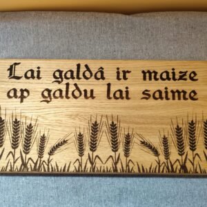 Ozolkoka virtuves un uzkodu dēlītis