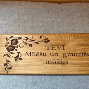 Ozolkoka virtuves un uzkodu dēlītis