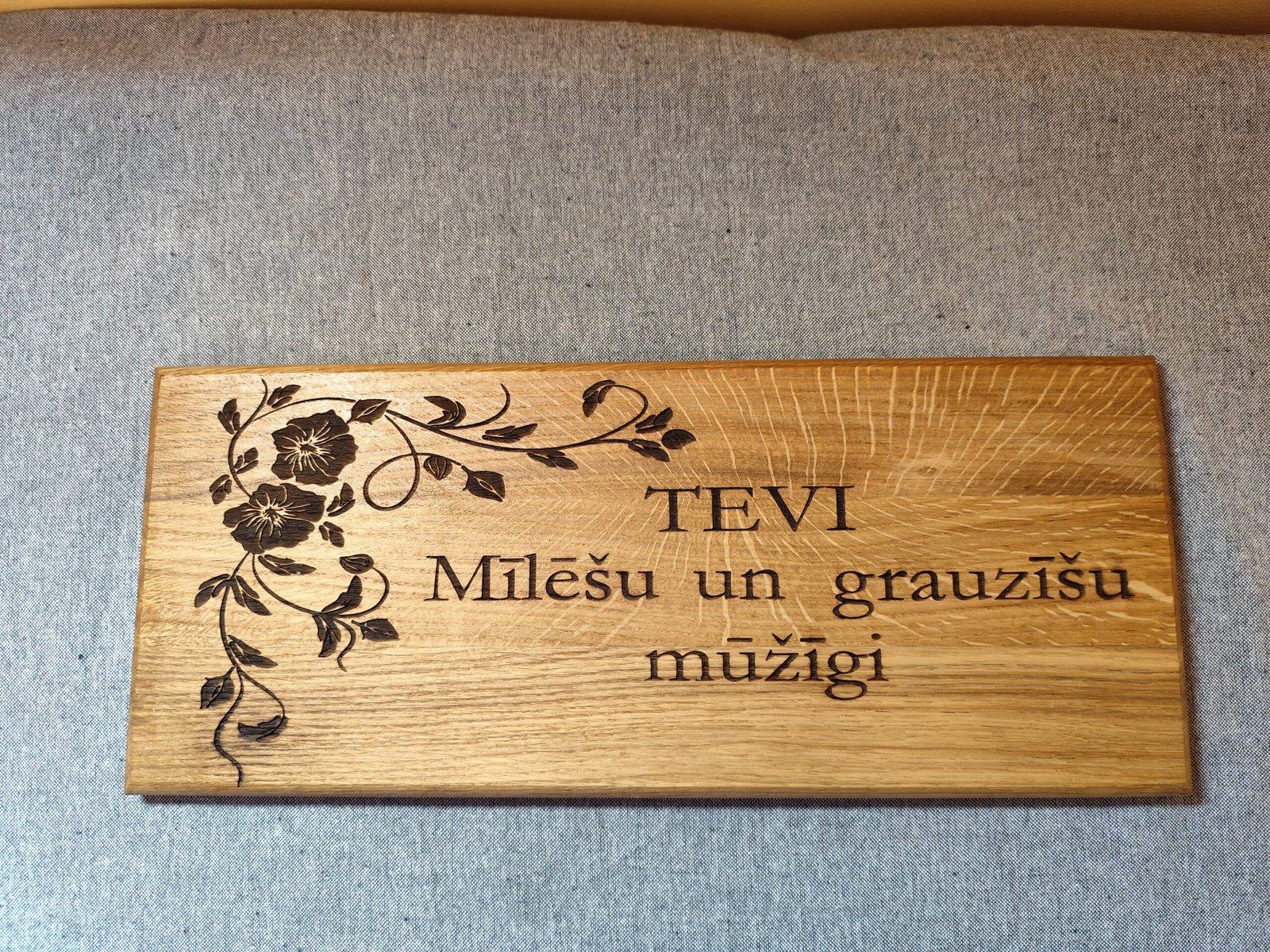 Ozolkoka virtuves un uzkodu dēlītis